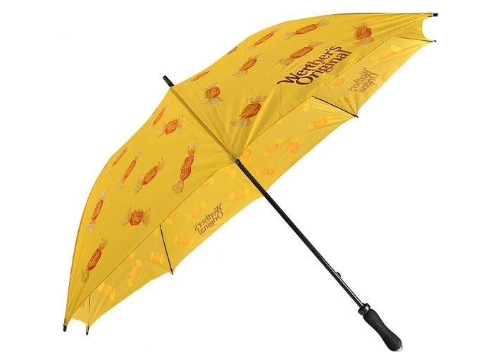 30 Inches Manual Promotional Golf Umbrellas Customer Logo EVA Handle