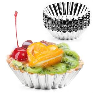 Wholesale Tinplate Nonstick Egg Tart Cupcake Mold Reusable Kitchen Baking Tools from china suppliers