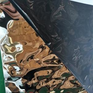 Wholesale Embossed Stainless Steel Corrugated Sheet Silver Gold Plate from china suppliers