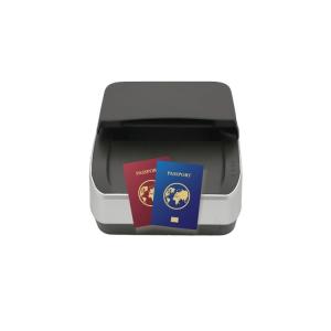 China Optical ID Card Reader Hotel Reader Sinosecu OCR MRZ Barcode Passport Scanner Reader on sale