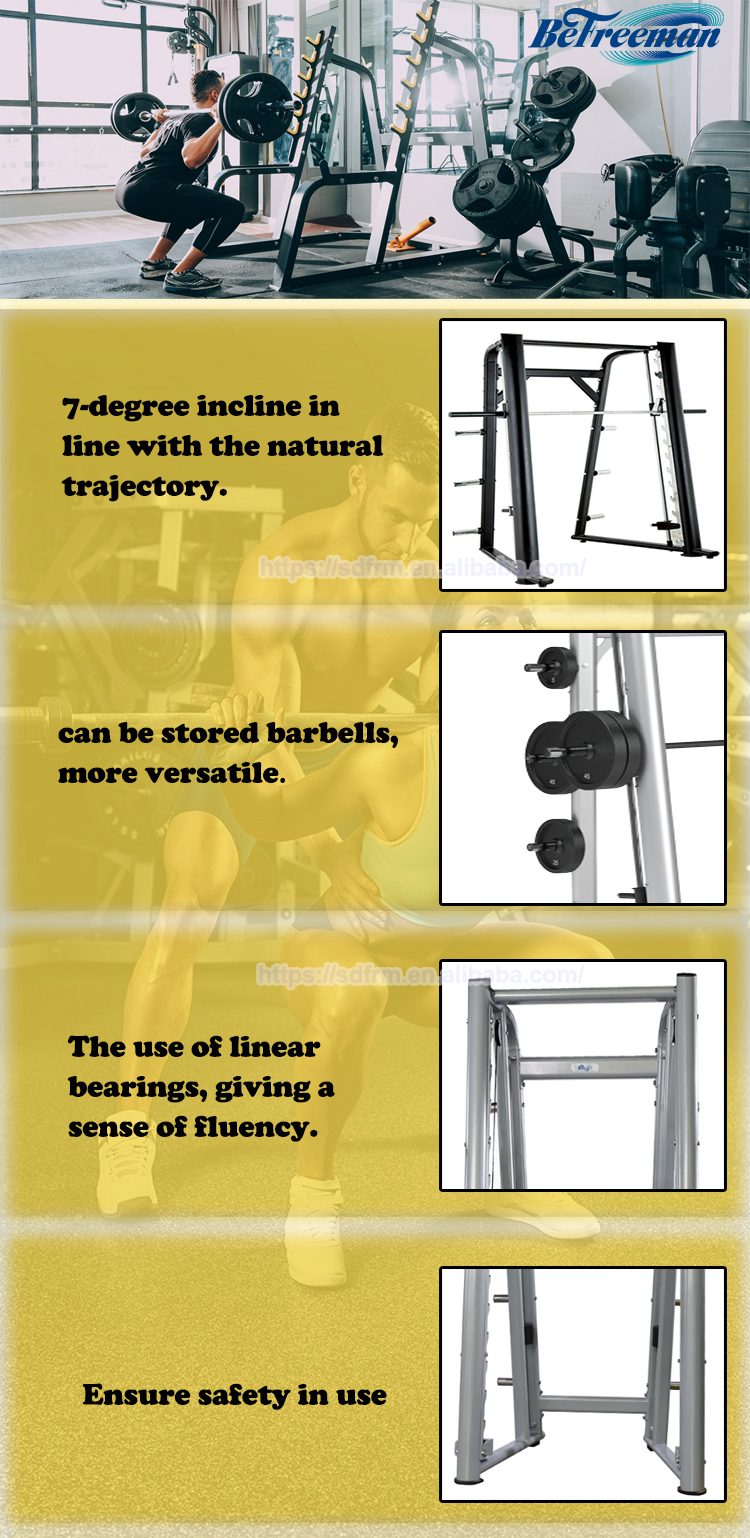 Fitness Equipment Leg Press Weightlifting Exercise Smith Machine Multi Functional Commercial