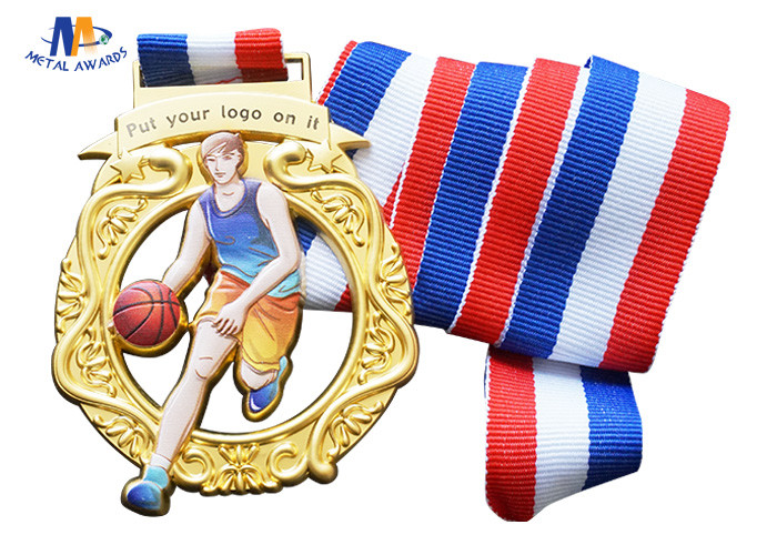 Basketball 65×4MM Cut Out Medals