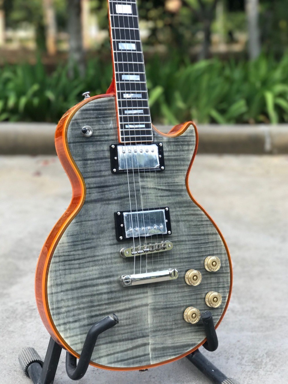 Standard Custom LP 60 Electric guitar, LP tiger flame paul guitar