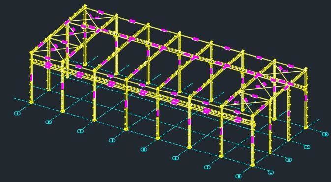 Steel Structure Warehouse / Metal Frame Steel Storage Industrial Building Steel Workshop Building In Bolivia