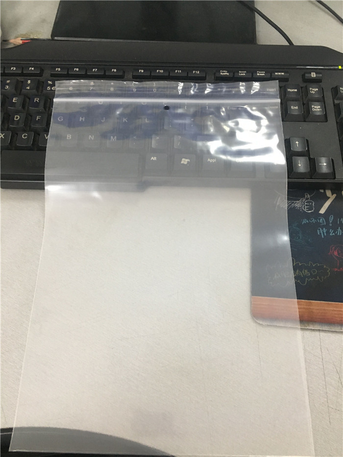 Custom Logo Design 9x12 OPP Plastic Bags Ziplock And Adhesive String Closure