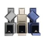 Paperboard Leather luxury necklace gift box Custom Packaging Box