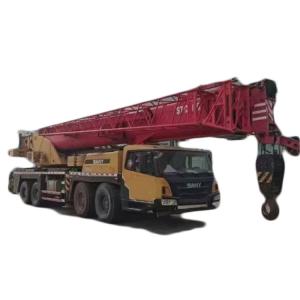 Wholesale 80000 kg Left Hand Drive Hydraulic Truck Crane 80ton STC 800 Used Sany Crane Truck from china suppliers
