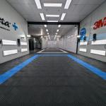 Oil Resistant Plastic Garage Tiles Polypropylene Industrial Interlocking Floor