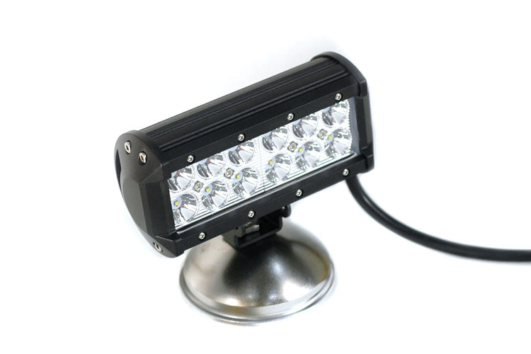 7.3inch Double Row LED Work Light Bar 36W CREE LED chip with Spot/ Flood/Combo Beam for Offroad car