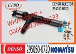 DENSO diesel Fuel Injector 295050-0720 6252-11-3100 for Komatsu SAA6D125E-6A/6B