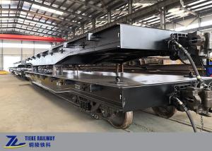 Wholesale 70t 4 Axle Container Flat Wagon Anti Collision For logistic mineral company from china suppliers