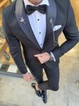 Men'S Dark Custom Tuxedo Suit 46''-56'' Shawl Collar Tuxedo Waistcoat