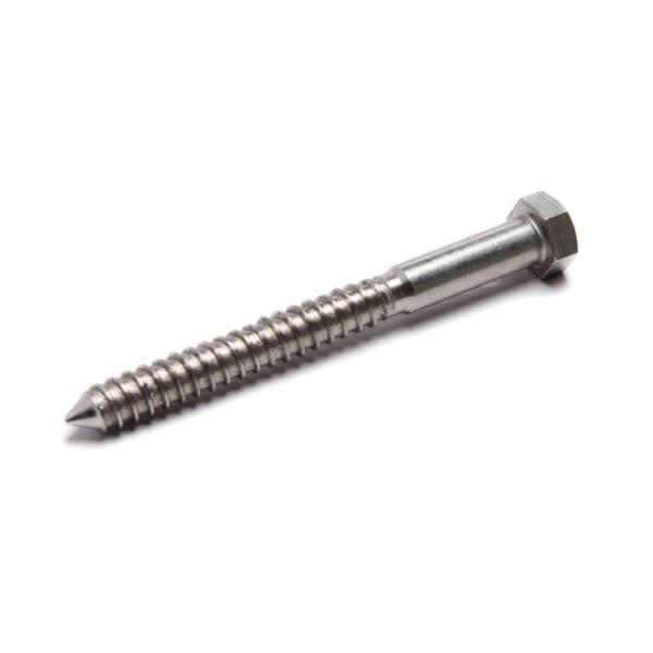 Din571 Hexagon Head Wood Screws Stainless Steel Coach Screws