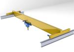 European design crane machine 5ton single girder overhead crane