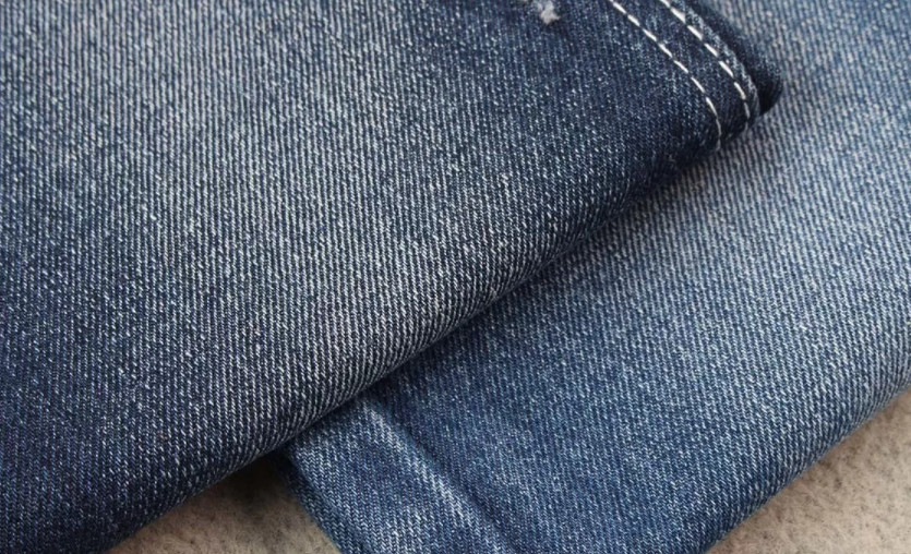 BCI 58" 14oz 100 Cotton Denim Fabric 3/1 Right Hand Twill Tencel Denim Pants