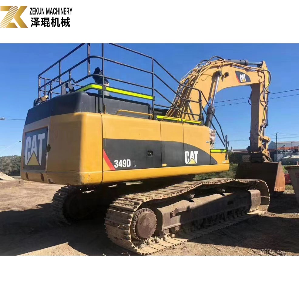 Used Cat349E Excavator with Original Paint and Track Adjuster 49 Ton Operating Weight