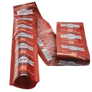 Wholesale Food Grade Plastic Casing Flexography Printing Brand LOGO Sausage Plastic Color Casing Packaging from china suppliers