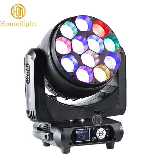 Low Noisy Fan Cooling Hongmei 12x40w RGBW 4in1 Pixel Control LED Wash Zoom