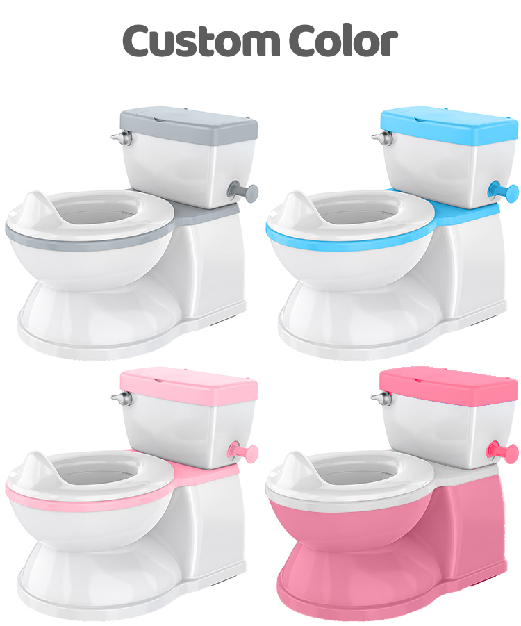 Eco Friendly Kids Potty With Customized Logo Toilet Trainer For Toddlers in Blue/Pink/White