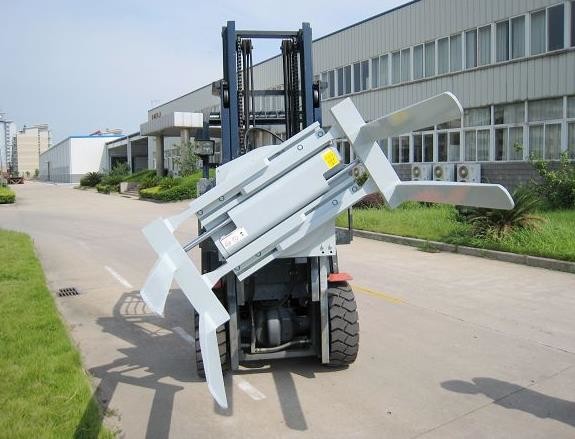 1600kg Forklift Clamp Attachment Turnaload 45x125x1220mm Forks