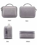3 Layers Waterproof Cosmetic Organizer Bag Beauty Travel Case With Dividers