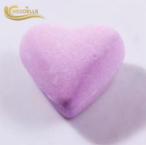 Wholesale Cute Heart Shaped Custom Bath Bombs Natural Ingredients SLS Free OEM/ODM Available from china suppliers