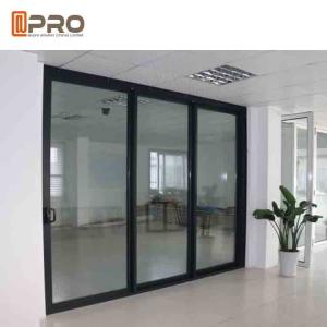 Wholesale Powder Coated Bullet Proof Aluminium Sliding Glass Doors Customized Size corner sliding door sliding door sensor price from china suppliers