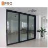 Buy cheap Powder Coated Bullet Proof Aluminium Sliding Glass Doors Customized Size corner from wholesalers
