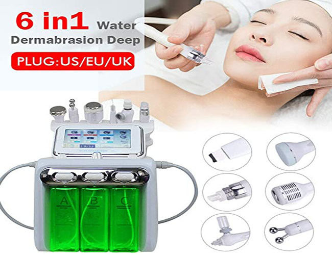 6 In 1 Ultrasonic Oxygen O2 H2 Microdermabrasion Machine