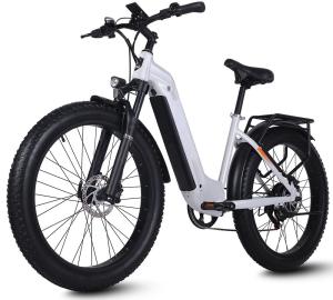 Wholesale Step Thru Electric City Bike 26 Inch Wheel 7 Speed 48V 17.5Ah Battery Capacity from china suppliers