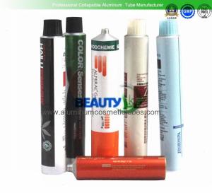 Wholesale Hair Color Cream Aluminum Tube Containers , High Standard Aluminum Ointment Tubes from china suppliers