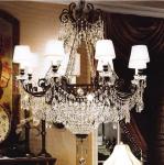 Black iron candle chandelier (WH-WI-03)