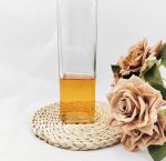 Hot Stamping 250ml 500ml 750ml Glass Bottle for Whiskey Screw Cap Clear Liquor