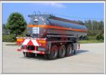 Dangerous Liquid Chemical Delivery Truck Sand Blasting Painting Safe Driving