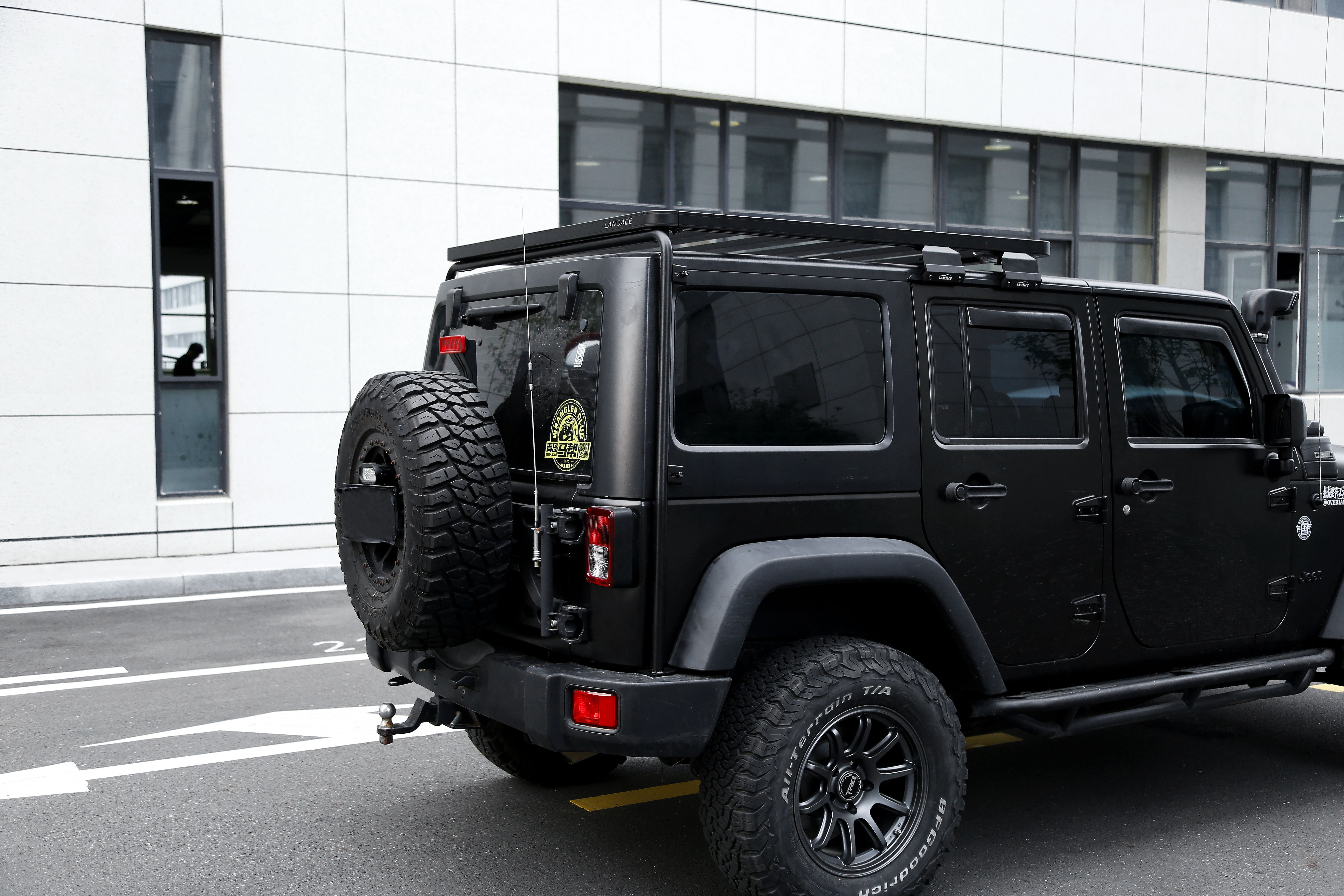 Custom Logo JL Removable Top Basket Jeep JK 2 Door Roof Rack Black JKU Ladder for JL