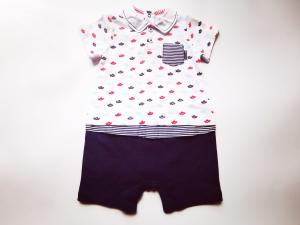 Wholesale Short Sleeve Top Short Baby Boy 2pcs Set Cotton Jersey from china suppliers