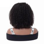 150% Density Lace Front Human Hair Wigs / Indian Remy Human Hair Kinky Curly