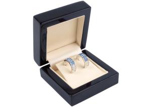 Wholesale Single Wooden Ring Jewelry Box Case High End Style Screen Printing Logol from china suppliers