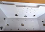Double Ended Jacuzzi Whirlpool Bath Tub With Water Heater Left Center Drain