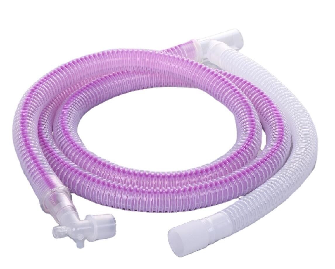 1.8m Length Anesthesia Breathing Circuits Coaxial Tube Single Use