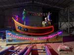 Crescent Moon Pirate Ship Running And rotary Voltage 220V/380V 50Hz