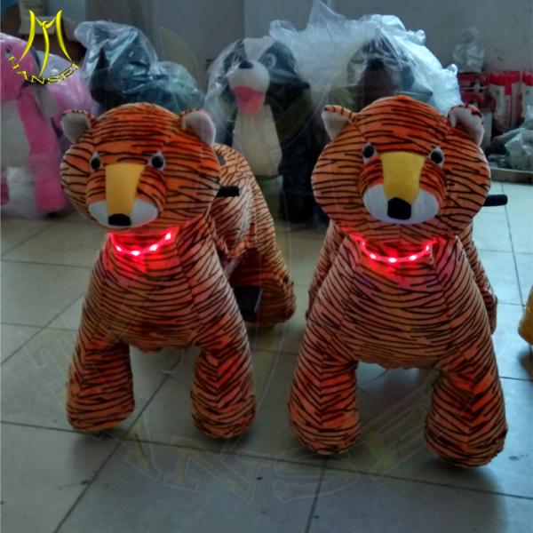 Hansel coin operated mechanism china amusement ride electric dog walking machine mechanical walking animal bike