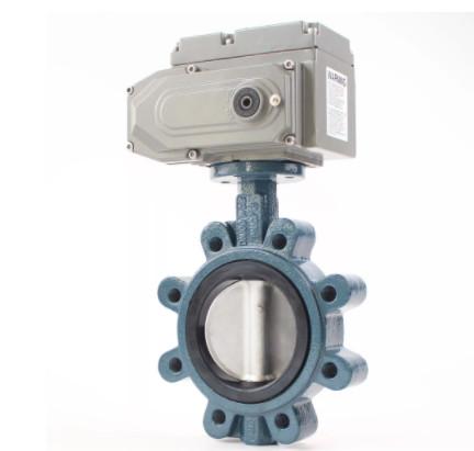 SS410 DI butterfly valve with WCB Body Pn16 25 Working Pressure Electric