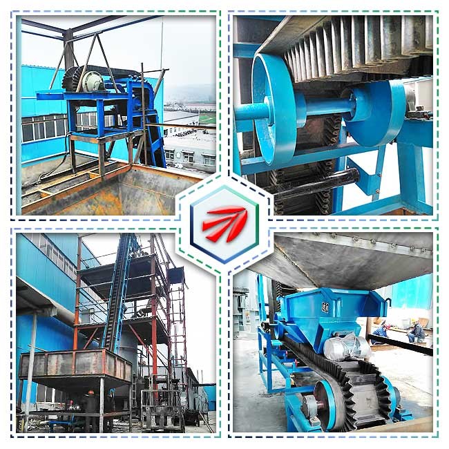 DJB650 Pulley Corrugated Sidewall Conveyor Belt Machine Motorized 0.8m/S