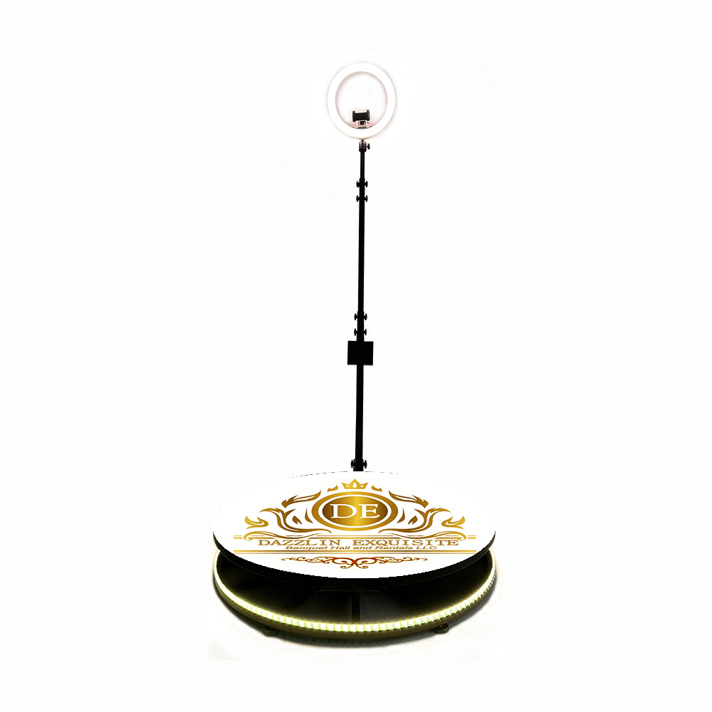 Shooting Video Selfie 360 Photo Booth Machine Portable Spin Arm