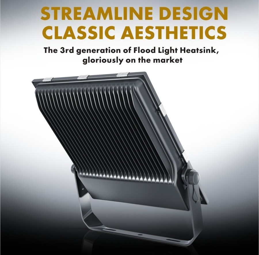 Lumiled 3030 LED 110lm/w Slim Outside Led Flood Lights 200W 3 Years Warranty