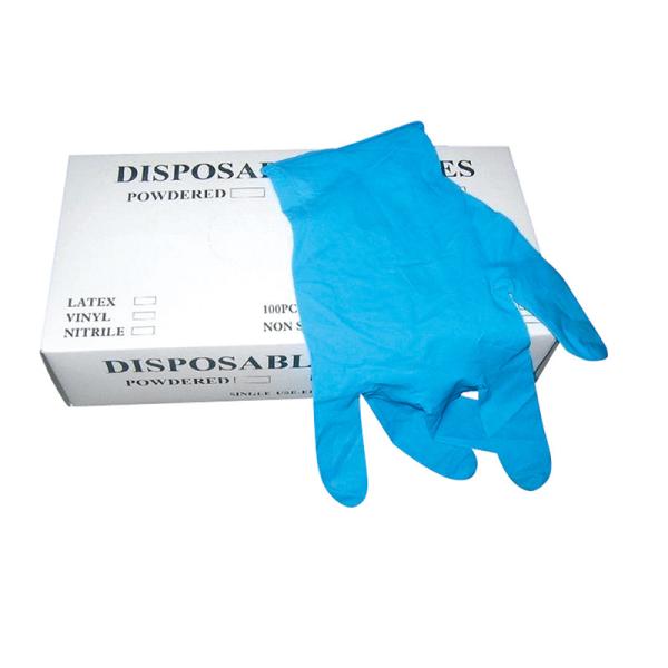 Powder-free Disposable Blue Nitrile Gloves for Food Cleaning Lab Affordable and