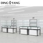 Custom Modern Fashion Style Black White Jewelry Counter Displays No Installation
