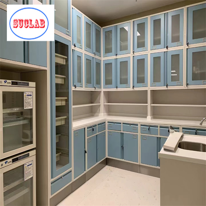 Metal Type Full Steel Hospital Treatment Casework for Streamlined Medical Facilities