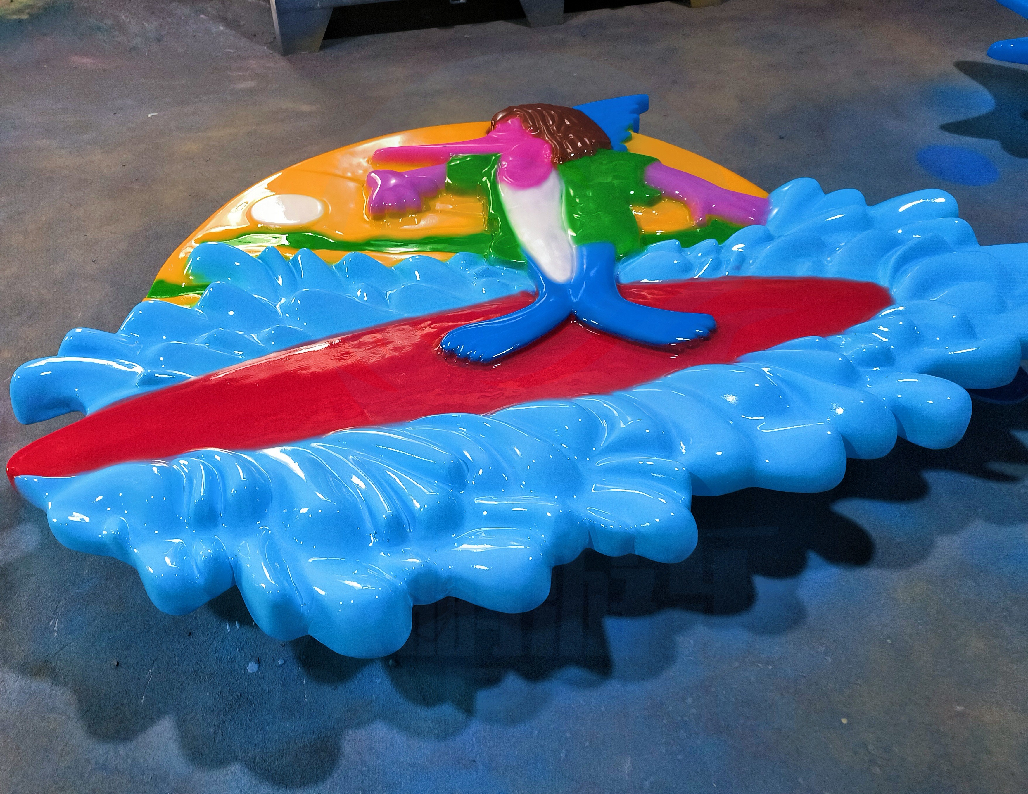 ODM Outdoor Kids Water Park Water Splsh Pad Fiberglass Water Sprinkler Toys For Kids